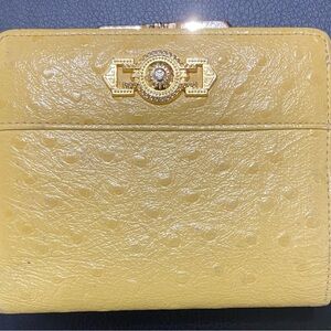 Vintage Gianni Versace Ostrich Leather Wallet